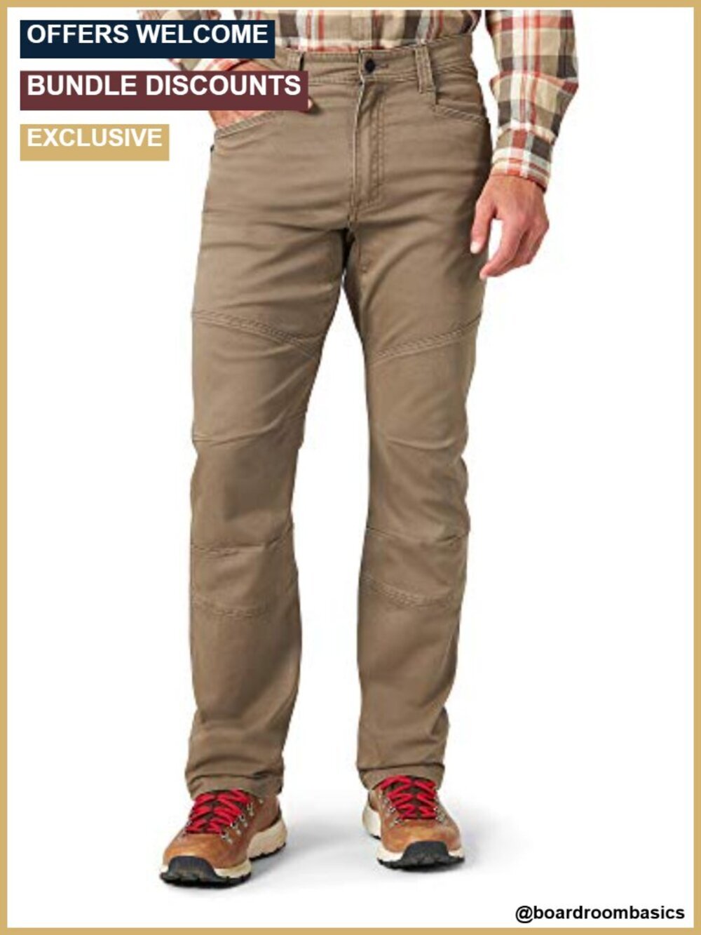 Reinforced Utility Pants with Stretch Canvas